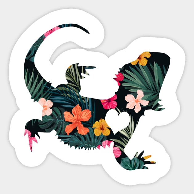 Adore Bearded Dragons Sticker by Psitta